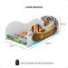 Cama Infantil Animais Arca Noé Mini Cama MDF Montessoriana Segura Decoração Temática Quarto Criança Menina Menino - RPM Móveis