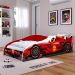 Cama Infantil Carro Corrida Fórmula 1 Mini Cama MDF Montessoriana Segura Decoração Quarto Menino Criança - Vermelho - RPM Móveis