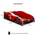 Cama Infantil Carro Corrida Fórmula 1 Mini Cama MDF Montessoriana Segura Decoração Quarto Menino Criança - Vermelho - RPM Móveis