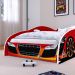 Cama Infantil Carro Drift Mini Cama MDF Montessoriana Segura Decoração Quarto Menino - Vermelho - RPM Móveis