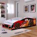 Cama Infantil Carro Drift Mini Cama MDF Montessoriana Segura Decoração Quarto Menino - Vermelho/Branco - RPM Móveis