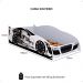 Cama Solteiro Carro Drift Branco Caminha Resistente Decoração Quarto Infantil Menino - RPM Móveis