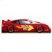 Cama de Solteiro Carro Super Turbo 85 Infantil MDF Montessoriano Segura Piloto Pista Corrida Decoração Quarto Menino Criança - Vermelho - RPM 