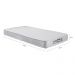 Colchão Infantil Antialérgico Para Mini Cama 68x148x12 cm D18 Liso - Colchões Sensor