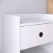 Conjunto Kit Duas Mesas de Cabeceira Branco com Gaveta Quarto Completo Mesinha Lateral Cama - Lojas RPM