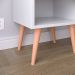 Conjunto Kit Duas Mesas de Cabeceira Branco com Gaveta Quarto Completo Mesinha Lateral Cama - Lojas RPM