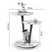 Conjunto Mesa Apoio e Lateral Vitória - Branco - RPM Móveis