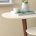Conjunto Mesa Apoio e Lateral Vitória - Off White - RPM Móveis