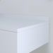 Conjunto Mesa Cabeceira 1 Gaveta Organizadora Pés Retrô Penteadeira Suspensa Puxador Concha Kit Decorativo Quarto - Branco - RPM Móveis
