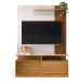 Estante Home TV 47 48 50 55 60 Polegadas Porta e Nicho Sala Pequena Chicago 1,36- Tauari Ripado/Off White - Lojas RPM