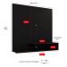 Estante Painel Parede Smart New TV 32 Polegadas Prateleiras Decorativas Sala Quarto Pequeno Retrô – Preto - RPM
