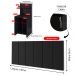 Jogo Quarto 2 Mesas Cabeceira Fantasy Preto Prateleira Nicho Decorativo Painel Suspenso Júlia Cama Box Casal 1,40 Suede - Lojas RPM