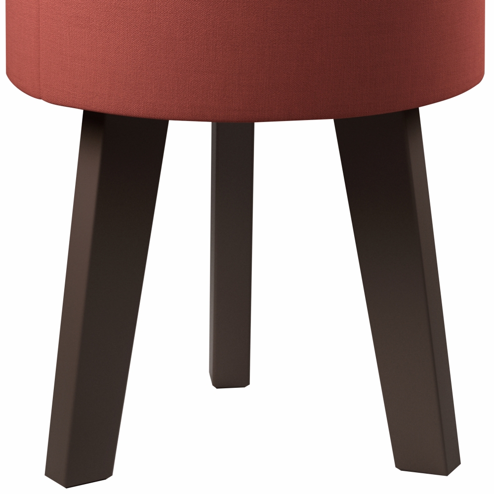 Kit 2 Puffs / Banquetas Alegretto - Vermelho - Ego Estofados