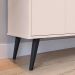 Kit Aparador Buffet Organizador Prateleira Interna Truzzi Armário Parede Porta Condimentos Cozinha Amélia - Off White/Cinamomo - RPM Móveis