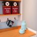 Kit Aparador Buffet Organizador Prateleira Interna Truzzi Armário Parede Porta Condimentos Cozinha Amélia - Off White/Cinamomo - RPM Móveis