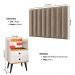 Kit Cabeceira Estofada Cama Box Solteiro 90 cm Sophia Bege e Mesinha Canto Quarto 2 Gavetas Retrô Nicho Decorativo Dream Off White/Cinamomo- RPM