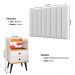 Kit Cabeceira Estofada Cama Box Solteiro 90 cm Sophia Branco e Mesinha Canto Quarto 2 Gavetas Retrô Nicho Decorativo Dream Off White/Cinamomo- RPM 