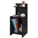 Mesa Cabeceira Fantasy Nicho Porta Objetos Prateleira Organizadora Mesinha Lateral Decoração Quarto Preto - Lojas RPM