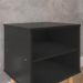 Mesa de Cabeceira Pequena Prateleira Nicho Decorativo Apoio Lateral Cama Quarto Casal Solteiro - Preto - RPM 