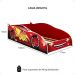 Mini Cama Infantil Carro 96 MDF Montessoriana Lateral Protetora Decoração Tema Quarto Menino - Vermelho - RPM Móveis