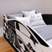 Mini Cama Infantil Carro Corrida Speedy MDF Montessoriana Proteção Lateral Decoração Kids Tema Quarto Menino - Branco/Preto – RPM