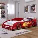 Mini Cama Infantil Carro Corrida Turbo 85 MDF Montessoriana Segura Decoração Temática Piloto Quarto Criança Menino - Vermelho - RPM Móveis