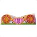 Mini Cama Infantil Menina Montessoriana MDF Lateral Grade Proteção Decoração Tema Quarto Feminino Reino Princesa Encantada Rosa - RPM