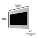 Painel JB 5303 para Tv de até 42 polegadas - Canela - JB Bechara