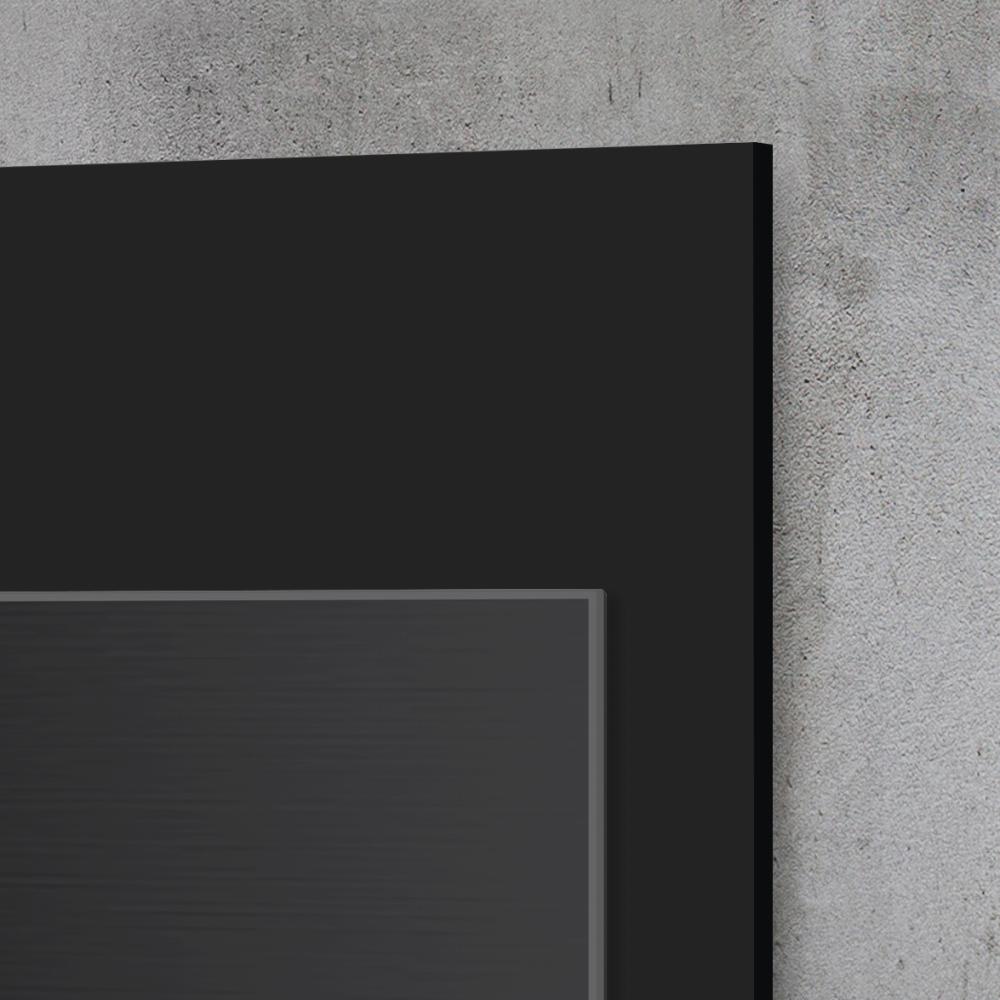 Painel Quênia Tv 32 Polegadas Prateleira Organizadora Porta Objetos Decoração Sala Quarto Multiuso - Preto - RPM Móveis