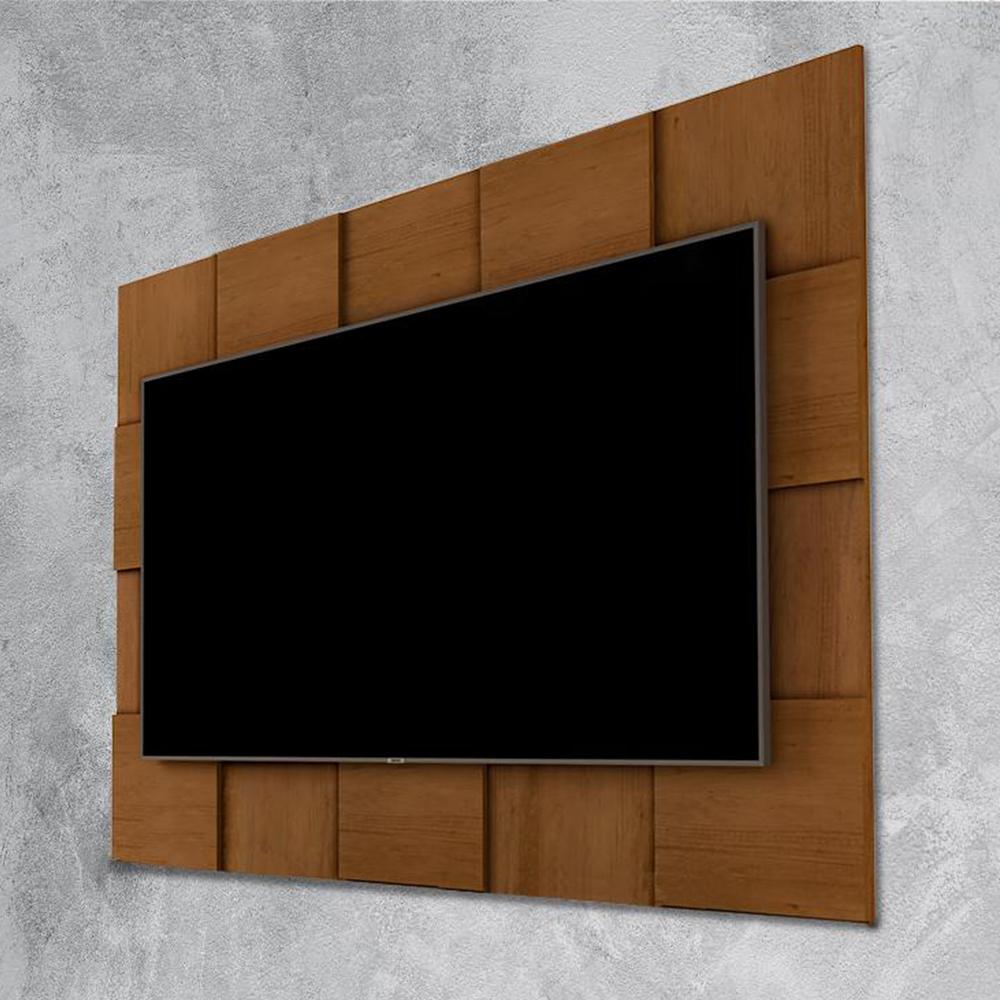 Painel Suspenso JB 5095 Alto Relevo Decoração Sala Quarto Tv 32 39 40 Polegadas Caramelo - RPM Móveis