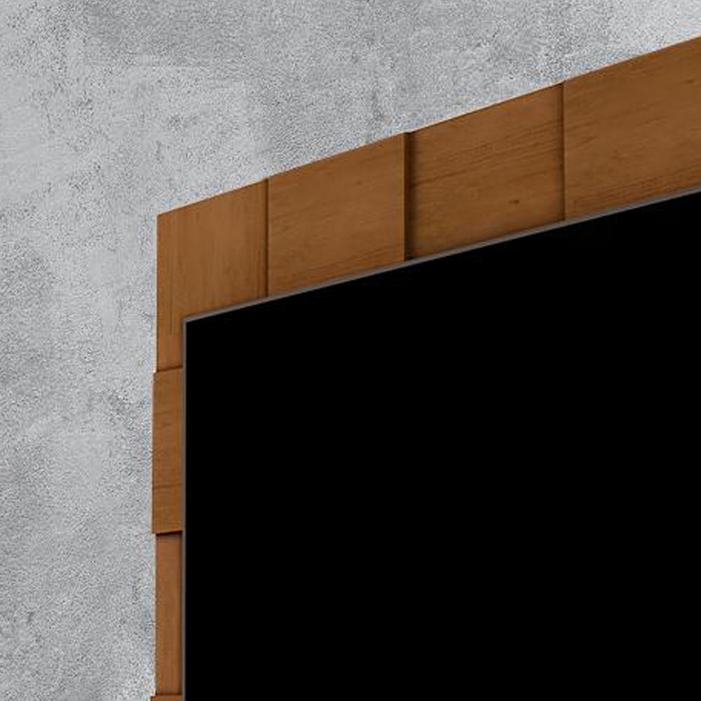 Painel Suspenso JB 5095 Alto Relevo Decoração Sala Quarto Tv 32 39 40 Polegadas Caramelo - RPM Móveis