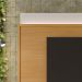 Painel Suspenso Tv 42 47 48 50 55 60 65 70 Polegadas Iluminação LED Sala Estar Quarto Michigan 2,07m - Tauari/ Off White Brilhante - RPM Móveis