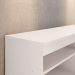 Rack Bancada Estilo Retrô TV Até 55 Polegadas Porta de Correr e Pés Palito Sala Pequena Samba - Off White- RPM Móveis
