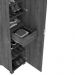 Sapateira 1 Porta com Gaveta e Kit Espelho June - Ipê – MiraRack 