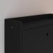 Sapateira Vertical Dark 3 Gavetas Basculantes Organizadora Calçados Retrô - Preto - RPM Móveis