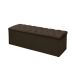 Kit Cabeceira + Baú Mirage Casal 140cm Suede Marrom