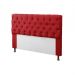 Kit Cabeceira + Baú Mirage Casal 140cm Suede Vermelho