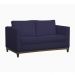 Sofá 2 Lugares Aspen Suede Azul Marinho