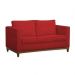 Sofá 2 Lugares Aspen Suede Vermelho