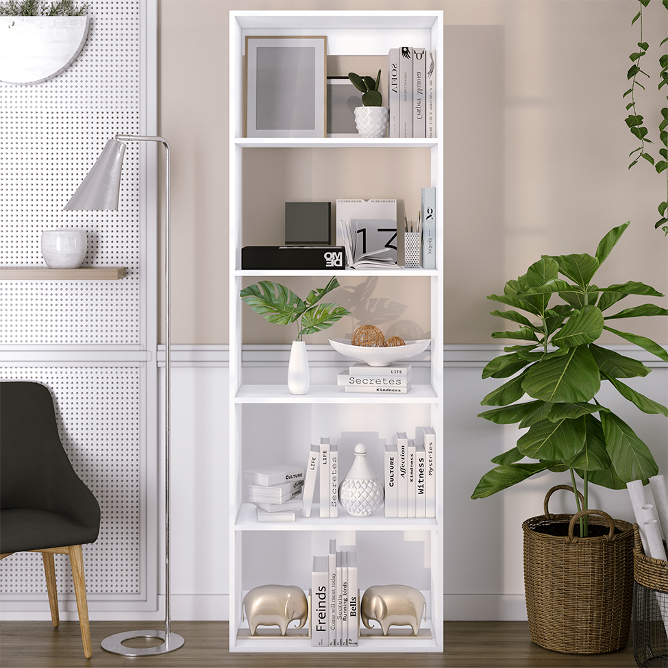 Estante Livreiro Bilbao Branca