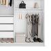 Guarda-Roupa Casal Belluno 2 PT 3 GV Branco