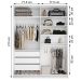 Guarda-Roupa Casal Belluno 2 PT 3 GV Branco