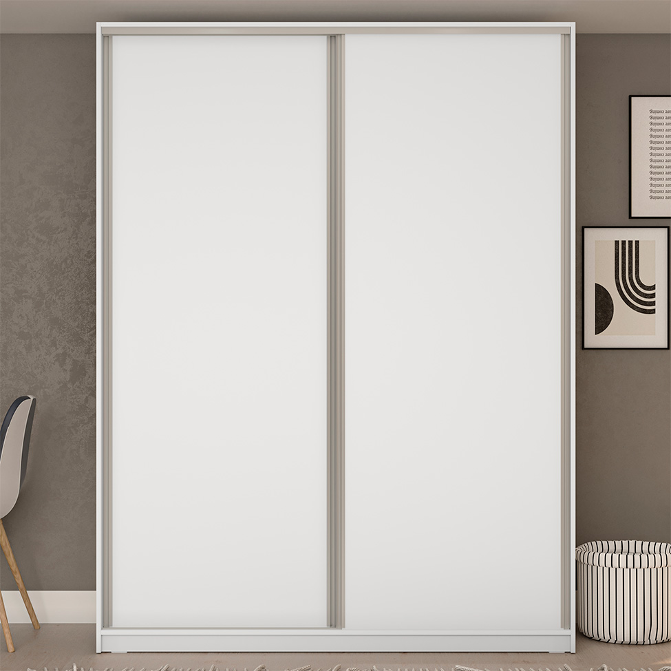 Guarda-Roupa Casal Belluno 2 PT 3 GV Branco