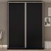 Guarda-Roupa Casal Belluno 2 Portas 3 Gavetas Preto