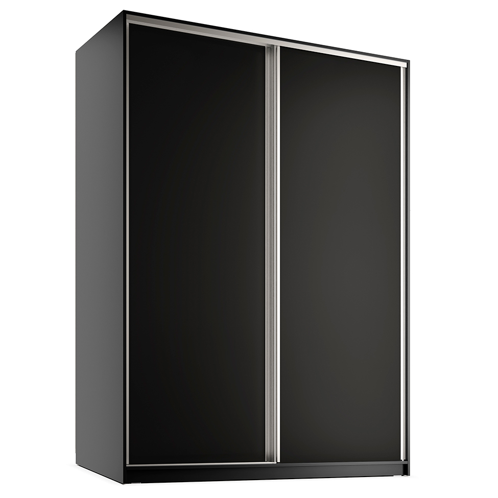 Guarda-Roupa Casal Belluno 2 Portas 3 Gavetas Preto