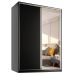 Guarda-Roupa Casal com 1 Espelho Belluno 2 Portas 3 Gavetas Preto