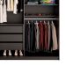 Guarda-Roupa Casal com 1 Espelho Belluno 3 Portas 3 Gavetas Preto