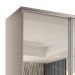 Guarda-Roupa Casal com 2 Espelhos Belluno 2 Portas 3 Gavetas Bege