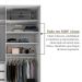 Guarda-Roupa Casal com 2 Espelhos Belluno 2 Portas 3 Gavetas Branco