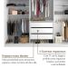 Guarda-Roupa Casal com 3 Espelhos Belluno 3 Portas 3 Gavetas Bege